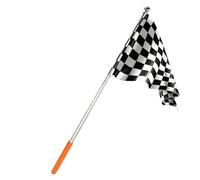 Mâts télescopiques à main - Bannière en acier inoxydable | Drapeau portable extensible | Poignée télescopique antidérapante | 1,6 m léger avec poignée ergonomique pour festival défilé