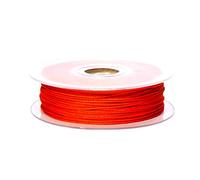 Matsa 100 m Cordon Macramé 1 mm, corde en polyester pour bracelets, colliers, tressage, bricolage, artisanat, perles, croisement nœuds chinois Couleur : rose foncé.