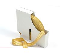 Matsa Lisser, Ruban Pliable de 19 mm, Bande pour Plier Le Biais élastique, Haute élasticité, pour Masques, Couture, vêtements, travaux manuels, Bricolage, Élasthanne, Or, 20 m