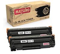 Matsuro Originale | Compatible Cartouches de Toner Remplacement pour HP CE278A 78A (2 Noir)