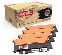 Matsuro Originale | Compatible Cartouches de Toner Remplacement pour Samsung CLT-K404S CLT-C404S CLT-M404S CLT-Y404S (1 Set)
