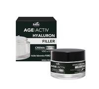 Matt Age Activ Crème Visage Restructurant Anti Age Notte - Acide Hyaluronique 3P - Redresseur et Lissage, Hydratation Profonde - Paquet de 50 ml