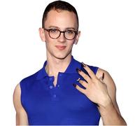 Matt Bernstein (Blue Top) Découpage du Copain à mi-Corps