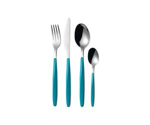 Matt blue MÉNAGÈRE 24 PIECES "MY FUSION"