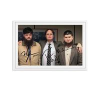 Matt Jones Rainn Wilson & Michel Schur Poster décoratif sur toile, art mural, pour salon, chambre à coucher, impression murale, décoration moderne, pour salle familiale, 40 x 60 cm