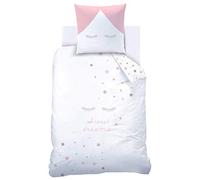 Matt&Rose Parure de lit avec housse de couette 135 x 200 cm et taie d'oreiller 80 x 80 cm + housse de couette 135 x 200 cm - 100 % coton