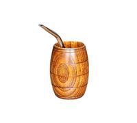 Matte Argentino classique, fabriqué à la main en bois de bambou naturel, mat avec ampoule pour Yerba Mate, Gourd Mate Cup, Set Matero Argentine