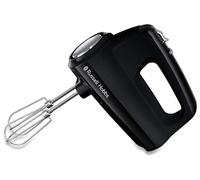 Russell Hobbs Batteur à main Matte Black 24672-56 – 350 W, noir mat, 5 vitesses, 2 fouets