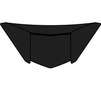 Matte Black Prise d'air au menton Casque Airoh Spark