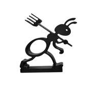 Matte Black Toilet Paper Holder, Cute Ant Shaped Napkin Dispenser, Bathroom Tissue Holder with Sturdy Mount Design, Premium ABS Material, Bathroom and Kitchen Accessory for Travel Home Daily Use