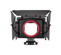 Matte Box vidéo CAMTREE Camshade 15 mm LWS à Montage sur Tige. Ouverture d'objectif 105 mm. Porte-Filtre Fixe intégré. Plateau à filtres carré 10 x 10 cm. Attaches supérieures et latérales (MB-cms)