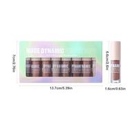 Matte Eye Shadow, Liquid Eyeshadow Set, Waterproof Smooth Creamy Long Lasting 8 Color Makeup Collection with Soft Applicator, Eye Cosmetic for Women Girls Halloween Cosplay Party Events