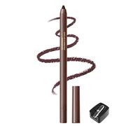 Matte Gel Crayon Yeux, Eye Liner Pen Auburn Waterproof Long Lasting, Résistant aux Taches Eyeliner, Highly Pigmented Smooth Crème Texture Stylo Eye Liner, avec Taille Crayon Cadeau Maquillage Femme-04