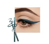 Matte Gel Crayon Yeux, Eye Liner Vert Waterproof, Longue Tenue Lisse Eyeliner, Mécanisme Rétractable Pointe Biseautée, Anti-Tache Hautement Pigmenté Application Facile Eyeliners, Maquillage Femme-06