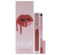Matte Lip Kit - 301 Angel by Kylie Cosmetics for Women - 2 Pc 0.10oz Matte Liquid Lipstick, 0.039oz Lip Liner