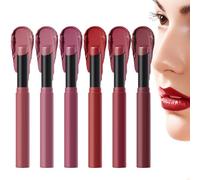 Matte Nude Lipstick Set, 6-Color Long-Lasting Lip Stain, High Pigmented, Lightweight Lip Color Makeup Kit, Beauty Cosmetic Gift for Women, Girls, Friends, Adults