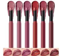 Matte Nude Lipstick, Waterproof Color Set, High Pigment Makeup, Smooth Creamy Texture, Long Lasting Finish, Ideal for Daily Wear and Gifting Occasions, 6 Pieces