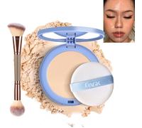 Matte Perfection Pressed Powder, Matte Wet and Dry Powder, Lasting Waterproof Makeup, Lasting Waterproof Face Powder, Face Oil Control Powder for Oily Skin (#01 CLASSIC IVORY)