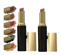 Matte Two Color Eyeshadow Stick Set, Dual-Color Eyeshadow Stick, Featuring Both Shimmery and Matte Shades, Waterproof Long-Lasting Blendable Eye Shadow Sticks for Quick Eye Makeup (#03+#04)