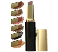 Matte Two Color Eyeshadow Stick Set, Dual-Color Eyeshadow Stick, Featuring Both Shimmery and Matte Shades, Waterproof Long-Lasting Blendable Eye Shadow Sticks for Quick Eye Makeup (#04)