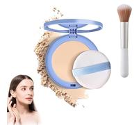 Matte Wet And Dry Powder, GAGK Matte Perfection Pressed Powder, GAGK Oil Control Powder, Matte Smooth Setting Powder Makeup, Waterproof Long Lasting Finishing Face Powder (#1 CLASSIC IVORY)