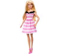 Mattel Barbie 65. Jubiläumspuppe Blond Rose-Blanc Robe Édition de Collection