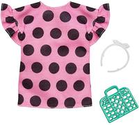 Mattel - Barbie Accessoire - FXJ13 - Fashion #4 - Robe Pull + Sac + Bandeau tête - Vetement pour Barbie - Neuf