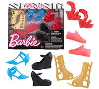 Barbie Mattel Accessories Curvy & Tall Doll Shoe Pack (FCR93)