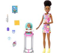 Mattel Barbie Baby-Sitter Skipper+bébé HTK34