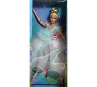 MATTEL BARBIE danseuse poupée blonde - robe de danse pastel et plume - BALLET MASQUERADE - carnaval et masque - boite s'ouvrant comme un coffret - collection 2000