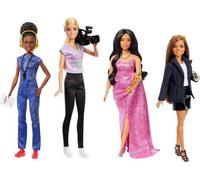 Mattel Barbie Ensemble de métiers avec 4 poupées et accessoires HRG54