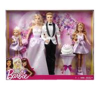 Mattel Barbie Ensemble Mariage Romantique Avec Ken Et Demoiselles D'Honneur