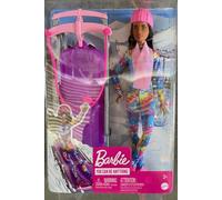 Mattel Poupée Barbie Luge d'hiver Combinaison de sport Accessoires inclus 3 ans et +