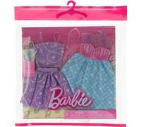 Barbie – Ensemble de vêtements tendance – 2 tenues sirène (robe, haut, jupe) + 2 accessoires