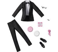 Ensemble de marié - Barbie - Ken Fashion Pack - Pantalon noir - Veste smoking - 6 accessoires