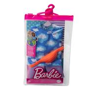 Barbie Ken Fashion Pack - HBV41 - Ensemble Tshirt à imprimé Nuage + Short + Banane Ceinture