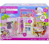 Mattel Barbie Loft, Playset 2 Niveaux Avec 4 Zones De Jeu, Chiot Et Accessoires