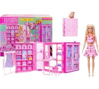 Mattel Barbie Pastel Dream armoire avec poupée, vêtements et accessoires HXD58