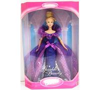 MATTEL BARBIE poupée blonde SPARKLE BEAUTY robe de bal violette special edition collection 1997