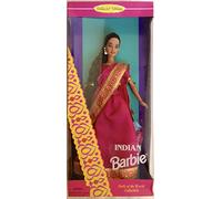 MATTEL BARBIE poupée brune INDIENNE INDIA INDE - dolls of the world collection 1995 poupée du monde
