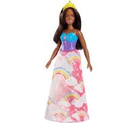 Mattel Barbie Poupée princesse Dreamtopia, avec couronne jaune