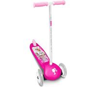 Mattel Barbie Trottinette 3 roues frein à pied fille rose/blanche