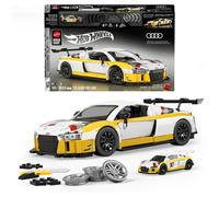 Hot Wheels Elite Jeu de construction Audi R8 LMS 820 pièces Multicolore pour enfants