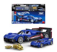 Mattel Brick Shop Hot Wheels Coffret de Construction Cadillac Project GTP Hypercar Mattel Brick Shop Série Speed avec 236 pièces, collectionneurs adultes et enfants à partir de 10 ans, JFR89