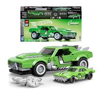 Mattel Brick Shop Hot Wheels Coffret de Construction Custom Camaro 1968 de Mattel Brick Shop, série Speed avec 289 pièces, pour les collectionneurs adultes et enfants à partir de 10 ans, JFT16