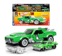 Mattel Brick Shop Hot Wheels Coffret de Construction Custom Camaro 1968 de Mattel Brick Shop, série Speed avec 289 pièces, pour les collectionneurs adultes et enfants à partir de 10 ans, JFT16