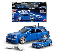 Mattel Brick Shop Hot Wheels Audi Speed Series Building Set Bleu Enfants