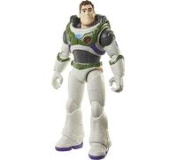 Mattel Buzz l’Éclair Ranger de l’Espace Alpha de Disney-Pixar, figurine articulée grand format de 30,5 cm avec 12 points d’articulation ; cadeau pour fans du film à partir de 4 ans, HHK30