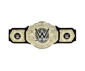 Mattel Ceinture de Champion de la WWE, Accessoire de Jeu de rôle | Accessoire de jeu de rôle et de costume : ceinture de champion du monde poids lourds de la WWE, simili cuir, HYF18
