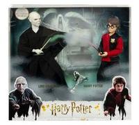 Mattel Coffret poupées articulées Voldemort & Harry Potter, costumes et baguettes inspirés du film